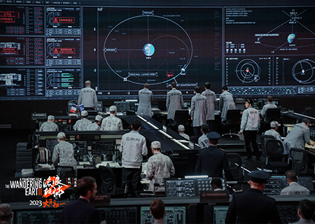 PG国际LED显示屏在电影《流浪地球2》中大放异彩