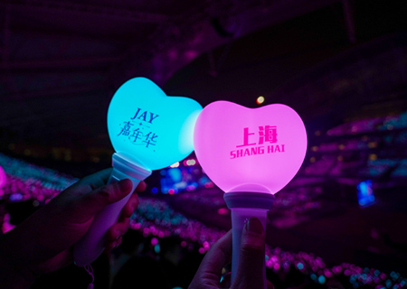 PG国际LED屏和荧光棒闪耀周杰伦上海演唱会（第三场）