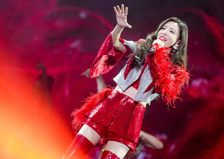 于文文无锡演唱会,PG国际舞台LED透明屏闪耀全场